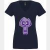 N6480 - Next Level Ladies' Sueded V-Neck T-Shirt Thumbnail