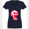 N6480 - Next Level Ladies' Sueded V-Neck T-Shirt Thumbnail