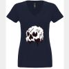 N6480 - Next Level Ladies' Sueded V-Neck T-Shirt Thumbnail