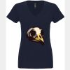 N6480 - Next Level Ladies' Sueded V-Neck T-Shirt Thumbnail