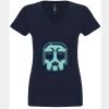 N6480 - Next Level Ladies' Sueded V-Neck T-Shirt Thumbnail