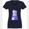 N6480 - Next Level Ladies' Sueded V-Neck T-Shirt Thumbnail