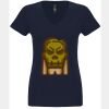 N6480 - Next Level Ladies' Sueded V-Neck T-Shirt Thumbnail
