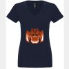 N6480 - Next Level Ladies' Sueded V-Neck T-Shirt Thumbnail