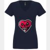 N6480 - Next Level Ladies' Sueded V-Neck T-Shirt Thumbnail