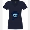N6480 - Next Level Ladies' Sueded V-Neck T-Shirt Thumbnail