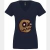 N6480 - Next Level Ladies' Sueded V-Neck T-Shirt Thumbnail