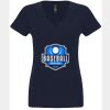 N6480 - Next Level Ladies' Sueded V-Neck T-Shirt Thumbnail