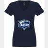 N6480 - Next Level Ladies' Sueded V-Neck T-Shirt Thumbnail