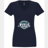 N6480 - Next Level Ladies' Sueded V-Neck T-Shirt Thumbnail