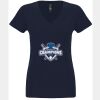 N6480 - Next Level Ladies' Sueded V-Neck T-Shirt Thumbnail