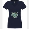 N6480 - Next Level Ladies' Sueded V-Neck T-Shirt Thumbnail