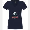 N6480 - Next Level Ladies' Sueded V-Neck T-Shirt Thumbnail