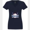 N6480 - Next Level Ladies' Sueded V-Neck T-Shirt Thumbnail