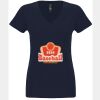 N6480 - Next Level Ladies' Sueded V-Neck T-Shirt Thumbnail
