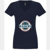 N6480 - Next Level Ladies' Sueded V-Neck T-Shirt Thumbnail