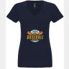 N6480 - Next Level Ladies' Sueded V-Neck T-Shirt Thumbnail