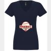 N6480 - Next Level Ladies' Sueded V-Neck T-Shirt Thumbnail