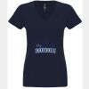 N6480 - Next Level Ladies' Sueded V-Neck T-Shirt Thumbnail