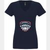 N6480 - Next Level Ladies' Sueded V-Neck T-Shirt Thumbnail