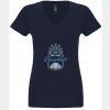 N6480 - Next Level Ladies' Sueded V-Neck T-Shirt Thumbnail
