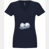 N6480 - Next Level Ladies' Sueded V-Neck T-Shirt Thumbnail