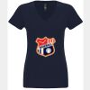 N6480 - Next Level Ladies' Sueded V-Neck T-Shirt Thumbnail