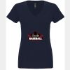 N6480 - Next Level Ladies' Sueded V-Neck T-Shirt Thumbnail