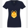 N6480 - Next Level Ladies' Sueded V-Neck T-Shirt Thumbnail