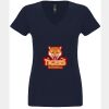 N6480 - Next Level Ladies' Sueded V-Neck T-Shirt Thumbnail