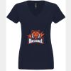 N6480 - Next Level Ladies' Sueded V-Neck T-Shirt Thumbnail