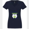 N6480 - Next Level Ladies' Sueded V-Neck T-Shirt Thumbnail