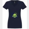 N6480 - Next Level Ladies' Sueded V-Neck T-Shirt Thumbnail
