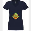 N6480 - Next Level Ladies' Sueded V-Neck T-Shirt Thumbnail