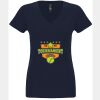 N6480 - Next Level Ladies' Sueded V-Neck T-Shirt Thumbnail