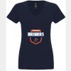 N6480 - Next Level Ladies' Sueded V-Neck T-Shirt Thumbnail