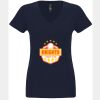 N6480 - Next Level Ladies' Sueded V-Neck T-Shirt Thumbnail