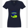 N6480 - Next Level Ladies' Sueded V-Neck T-Shirt Thumbnail