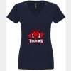 N6480 - Next Level Ladies' Sueded V-Neck T-Shirt Thumbnail