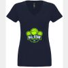 N6480 - Next Level Ladies' Sueded V-Neck T-Shirt Thumbnail