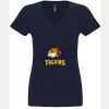 N6480 - Next Level Ladies' Sueded V-Neck T-Shirt Thumbnail