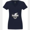 N6480 - Next Level Ladies' Sueded V-Neck T-Shirt Thumbnail