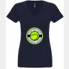 N6480 - Next Level Ladies' Sueded V-Neck T-Shirt Thumbnail