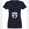 N6480 - Next Level Ladies' Sueded V-Neck T-Shirt Thumbnail