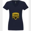 N6480 - Next Level Ladies' Sueded V-Neck T-Shirt Thumbnail