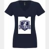 N6480 - Next Level Ladies' Sueded V-Neck T-Shirt Thumbnail