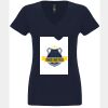 N6480 - Next Level Ladies' Sueded V-Neck T-Shirt Thumbnail