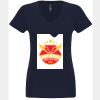 N6480 - Next Level Ladies' Sueded V-Neck T-Shirt Thumbnail