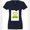 N6480 - Next Level Ladies' Sueded V-Neck T-Shirt Thumbnail