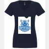 N6480 - Next Level Ladies' Sueded V-Neck T-Shirt Thumbnail